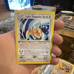 Pokemon Light Dragonite Neo Destiny 14/105 Holo Rare Unlimited HP/100 English - Image 4