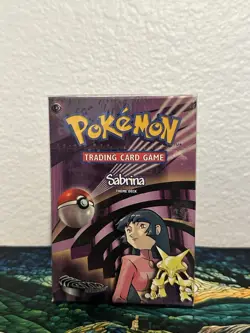Pokemon: Gym Challenge Sabrina Theme Deck - Factory Sealed - Image 1