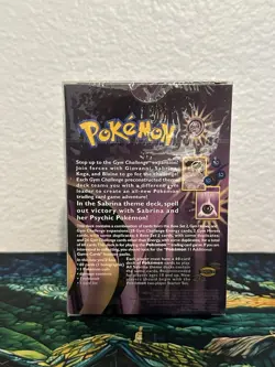 Pokemon: Gym Challenge Sabrina Theme Deck - Factory Sealed - Image 2