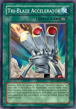 Tri-Blaze Accelerator - FOTB-EN041 - Super Rare - 1st Edition LP Yugioh Force of - Image 1