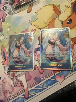 🔥2x🔥One Piece TCG Nefeltari Vivi EB04-025 The Azure Sea's Seven English - Image 1