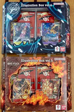 One Piece Illustration Box Vol 5 + Vol 6 (LOT of 2 SEALED NEW) PRB-02 & OP-13 - Image 1