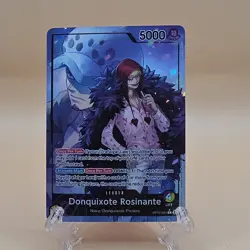 Bandai One Piece CCG Donquixote Rosinante OP12-061 Leader Foil Alt Art - Image 1