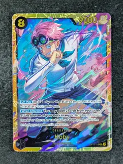 2025 One Piece KOBY #OP11-119 A Fist of Divine Speed Secret Rare English - Image 1