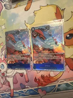 🔥2x🔥One Piece The Azure Sea's Seven - JINBE SR OP14-049 English CCG - Image 1
