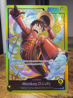 Monkey.D.Luffy (001) ST29-001 Starter Deck 29: Egghead Foil NM One Piece - Image 1