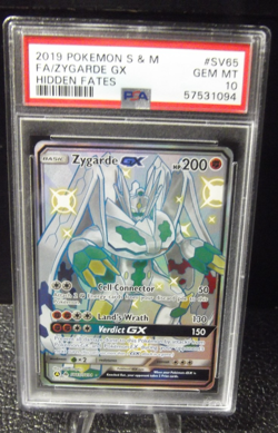 2019 Pokemon SM Hidden Fates Zygarde GX Shiny Vault Rare #SV65/SV94 PSA 10 - Image 1