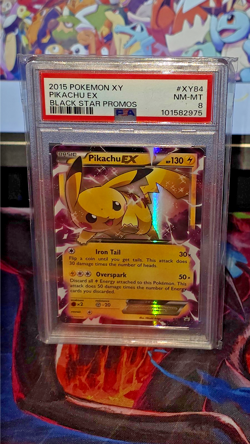Pikachu EX XY84 XY Holo PSA 8 - Image 1