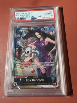 2025 ONE PIECE PROMOS | PSA MAGAZINE EXCLUSIVE BOA HANCOCK 038 PSA 10 - Image 1