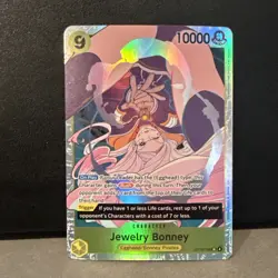 Jewelry Bonney OP13-108 SR ONE PIECE Tcg Card Game NM Yellow - Image 1