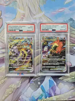 PSA10 Charizard 212/172 Mewtwo 221/172 SAR VSTAR Universe Pokemon Card Japanese - Image 1