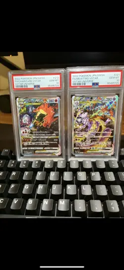 PSA10 Charizard 212/172 Mewtwo 221/172 SAR VSTAR Universe Pokemon Card Japanese - Image 1