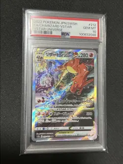Charizard 212/172 Mewtwo 221/172 SAR VSTAR Universe Pokemon Card Japanese PSA10 - Image 2