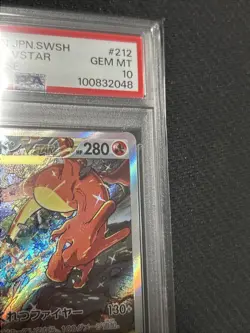 Charizard 212/172 Mewtwo 221/172 SAR VSTAR Universe Pokemon Card Japanese PSA10 - Image 5
