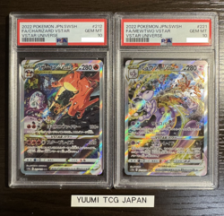 PSA10 Charizard 212/172 Mewtwo 221/172 SAR VSTAR Universe Pokemon Card Japanese - Image 1
