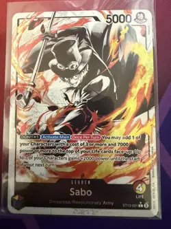 Sabo (001) (Parallel) ST13-001 Ultra Deck: The Three Brothers Foil - Image 1
