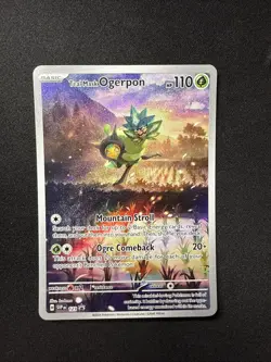 Pokemon TCG Teal Mask Ogerpon SVP 123 Black Star Promo NM - Image 1