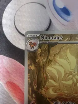 Pokemon TCG Obsidian Flames Ninetails Illustration Rare Holo Card 199/197 NM - Image 4