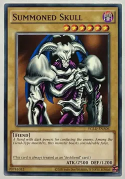 Summoned Skull YGLD-ENA06 (NM) Common Unlimited 2020 Yu-Gi-Oh! TCG Card - Image 1