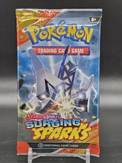 Pokemon Surging Sparks Booster Pack - 10 Cards / Pack - Random Art - SEALED - Image 1