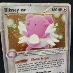 Blissey ex 101/115 (Unseen Forces) Holo Rare Card (LP) - Image 3