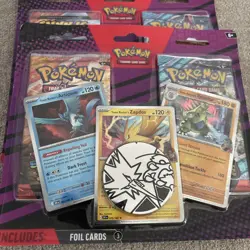 Pokemon 2 Pack Blister Pack - Team Rocket's Articuno, Zapdos & Tyranitar Cards - Image 1