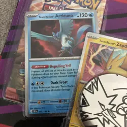 Pokemon 2 Pack Blister Pack - Team Rocket's Articuno, Zapdos & Tyranitar Cards - Image 2