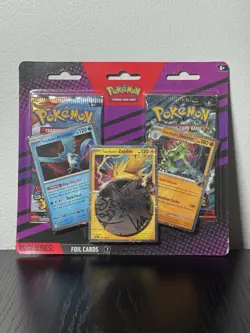 Pokemon 2 Pack Blister Pack - Team Rocket's Articuno, Zapdos & Tyranitar Cards - Image 1