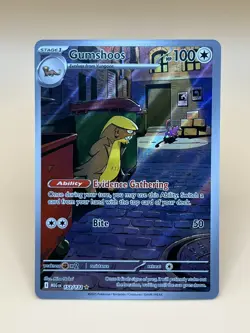 Pokemon TCG ~ Gumshoos ~ 153/132 : Mega Evolution Illustration Rare Holo : M/ NM - Image 1