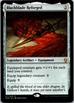 Blackblade Reforged R Dominaria 211 NM Normal - Image 1