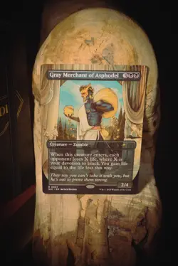 Gray Merchant of Asphodel - SLD Encyclopedia Countdown Kit. MTG Single - Image 3