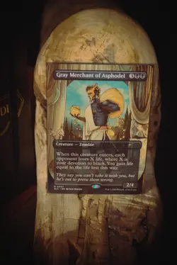 Gray Merchant of Asphodel - SLD Encyclopedia Countdown Kit. MTG Single - Image 5