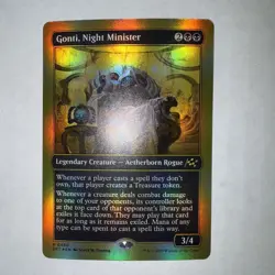 MTG Aetherdrift Gonti Night Minister First-place Foil NM - Image 1