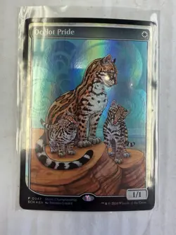 Ocelot Pride MTG textless Champion Store Promo Near Mint English MTG - Image 1