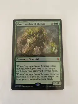 MTG Greenwarden of Murasa Battle for Zendikar 174/274 Foil Mythic - Image 1