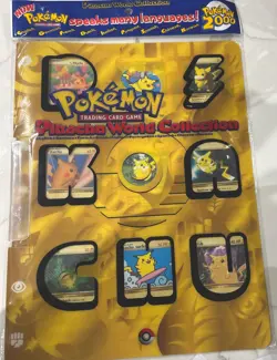 Pikachu World Collection 2000 Pokemon Factory Sealed Folder & 9 Card Promo Set - Image 1