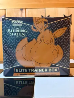 Pokemon TCG Sword and Shield Shining Fates ETB Elite Trainer Box New Sealed - Image 1