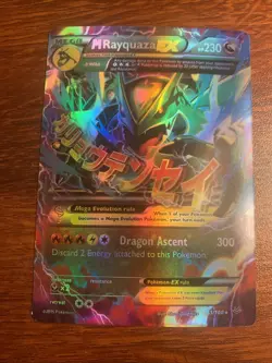 Pokemon TCG M Rayquaza EX 2015 XY Roaring Skies Ultra Rare 61/108 - Image 1