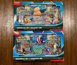 Pokemon Snorlax Ex & Blissey Ex + Greninja Kingdra Ex Special Collection Box NEW - Image 1