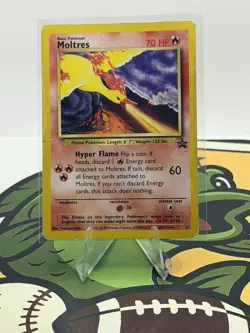 Pokemon Moltres #21 WOTC Black Star Promo Near Mint Condition - Image 1