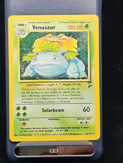 Venusaur 18/130 Base Set 2 Holo Rare Pokemon TCG - Image 1