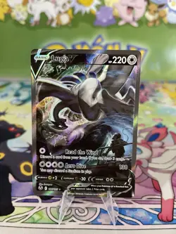 Lugia V Alt Full Art Ultra Rare 186/195 - Silver Tempest Pokemon 2022 PACK FRESH - Image 2