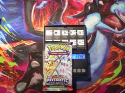 VERY HEAVY! GOD PACKUUU 22.42g Prismatic Evolutions Pokemon TCG Booster (SEALED) - Image 1