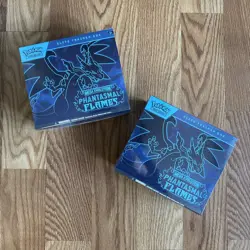 Pokemon Mega Evolution Phantasmal Flames Elite Trainer Box ETB Sealed LOT OF 2 - Image 1