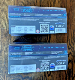 Pokemon Mega Evolution Phantasmal Flames Lot of Two (2) Elite Trainer Box Sealed - Image 3