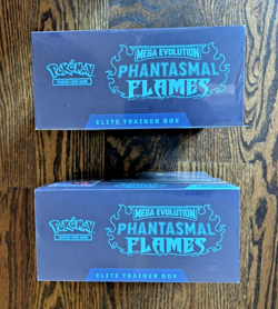 Pokemon Mega Evolution Phantasmal Flames Lot of Two (2) Elite Trainer Box Sealed - Image 4