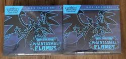 Lot of 2 - Pokemon Mega Evolution Phantasmal Flames Elite Trainer Box ETB Sealed - Image 1