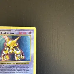 Alakazam 1/102 Pokemon TCG Base Set Holo Shadowless - Image 4