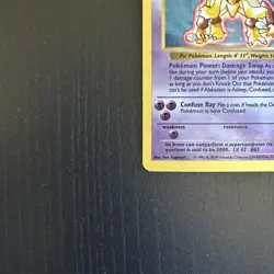 Alakazam 1/102 Pokemon TCG Base Set Holo Shadowless - Image 5