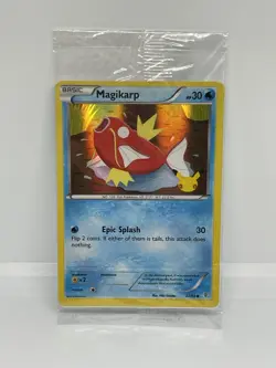 Pokemon Promo XY Generations 20th Anniversary Magikarp Card 22/83 (Holo) Sealed - Image 1
